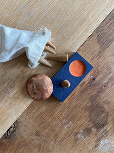 Handmade Copper Incense Bowl with Ayurvedic cones