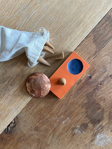 Handmade Copper Incense Bowl with Ayurvedic cones