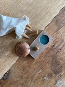 Handmade Copper Incense Bowl with Ayurvedic cones